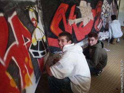 Les jeunes graffeurs de Bouguenais